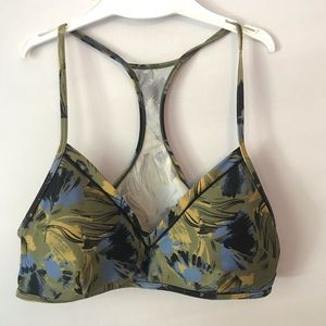 RVCA Floral bikini top